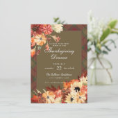 Thanksgiving najaar olievloeiingspomkin Tartan Kaart (Staand voorkant)