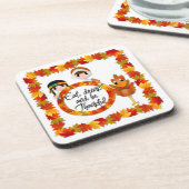 Thanksgiving najaar Onderzetters (Linkerzijde)