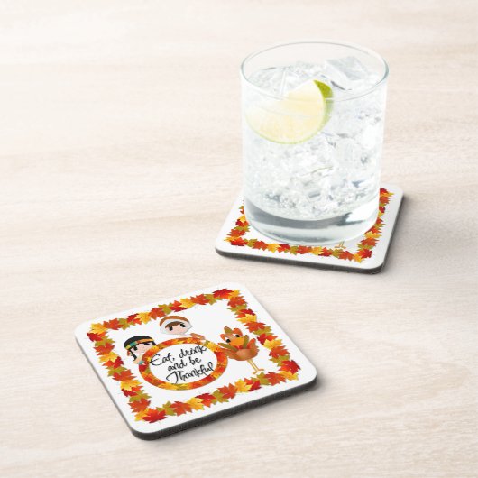 Thanksgiving najaar Onderzetters (Rechterzijde)