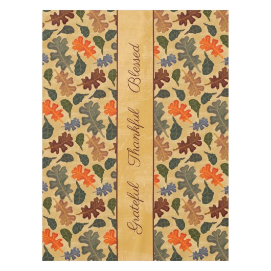 Thanksgiving najaar tafelkleed (Voorkant)