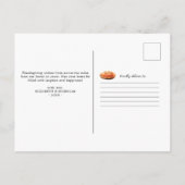 Thanksgiving najaar Turkije - aankondiging Briefkaart (Achterkant)