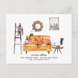 Thanksgiving najaar Turkije - aankondiging Briefkaart