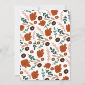 Thanksgiving Najaar Wreath Happy Herfst Y'all Dinn Kaart (Achterkant)