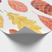 Thanksgiving najaarbladontwerp cadeaupapier (Hoek)