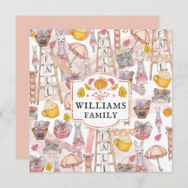 Thanksgiving Najaarde Waterverf Gepersonaliseerde 