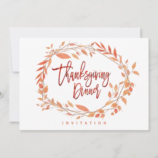 Thanksgiving najaargang laat geometrische kaart (Voorkant)