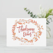 Thanksgiving najaargang laat geometrische kaart (Staand voorkant)