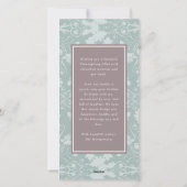 Thanksgiving najaars fall Leaves Brown Swirls Feestdagenkaart (Achterkant)