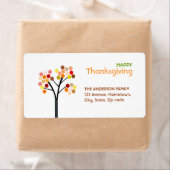 Thanksgiving najaarstructuur etiket (Insitu)
