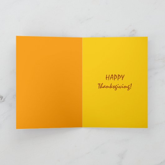 Thanksgiving najaarstructuur feestdagen kaart (Binnen)