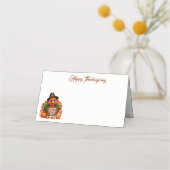 Thanksgiving Name Place Card Plaatskaartje (Voorkant)