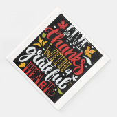 Thanksgiving Napkins dankbaar en dankbaar Servet (Hoek)