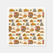 Thanksgiving Napkins Servet (Voorkant)
