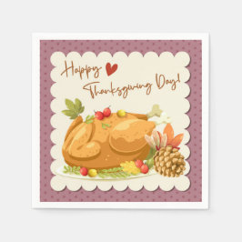 Thanksgiving Napkins Servet