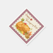 Thanksgiving Napkins Servet (Hoek)