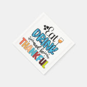 Thanksgiving Napkins Servet (Hoek)