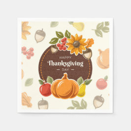 Thanksgiving Napkins Servet