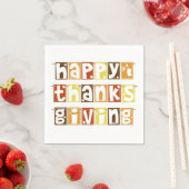 Thanksgiving Napkins Servet (Insitu)