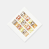 Thanksgiving Napkins Servet (Hoek)