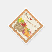 Thanksgiving Napkins Servet (Hoek)