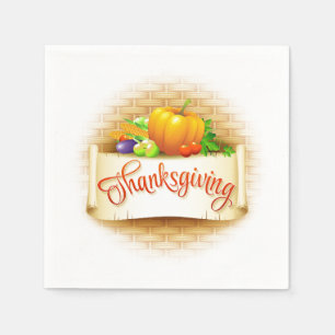 Thanksgiving Napkins Servet
