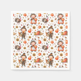 Thanksgiving Napkins Servet