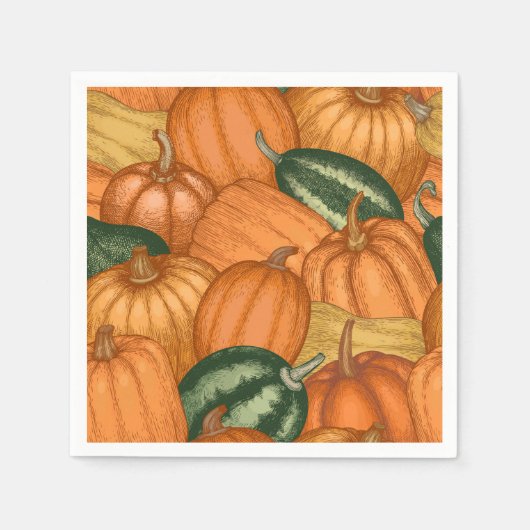 Thanksgiving Napkins Servet (Voorkant)