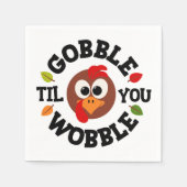 Thanksgiving Napkins Servet (Voorkant)