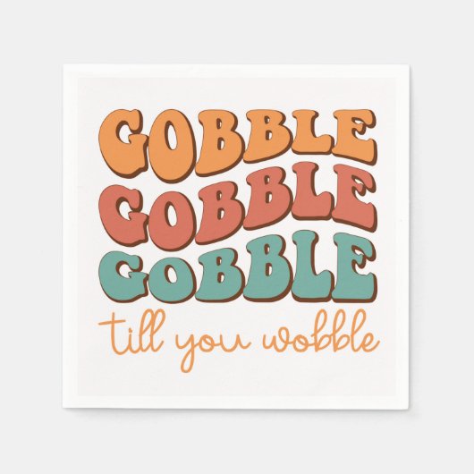 Thanksgiving Napkins Servet (Voorkant)