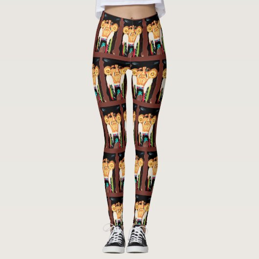 THANKSGIVING NATIVE AMERICAN LEGGINGS (Voorkant)