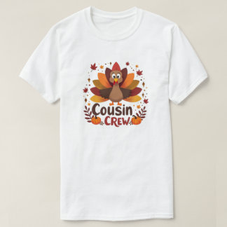 Thanksgiving neef-bemanning t-shirt