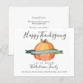 Thanksgiving - Nieuwe startpagina - Aankondiging (Voorkant / Achterkant)