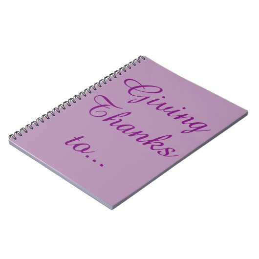 Thanksgiving Notitieboek (Linkerzijde)