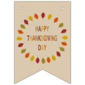 Thanksgiving Oak biedt aangepaste partij Vlaggetjes (Derde vlag)