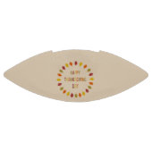 Thanksgiving Oak Leaves American Football (Paneel)