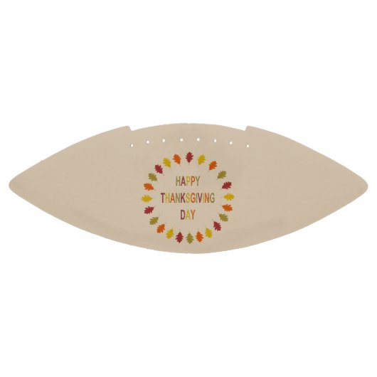 Thanksgiving Oak Leaves American Football (Paneel)