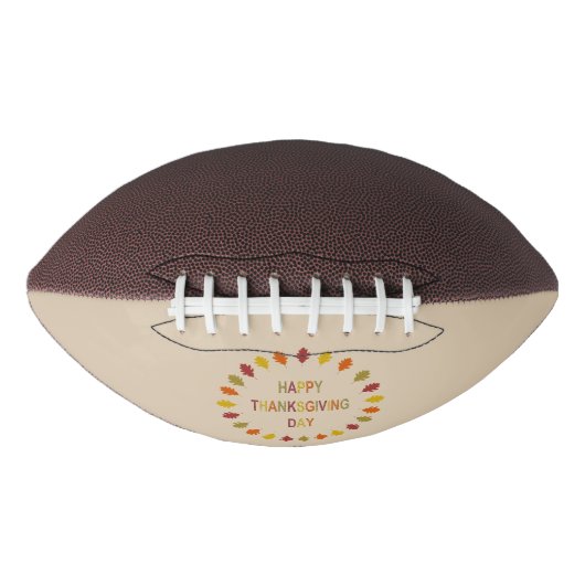 Thanksgiving Oak Leaves American Football (Voorkant)