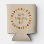 Thanksgiving Oak Leaves Blikjeskoeler (Achterkant)