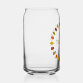 Thanksgiving Oak Leaves Blikvorm Glas (Rechts)