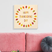 Thanksgiving Oak Leaves Canvas Afdruk (Insitu (Woonkamer))