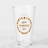 Thanksgiving Oak Leaves Glas (Voorkant)
