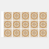 Thanksgiving Oak Leaves Labels (Vel)