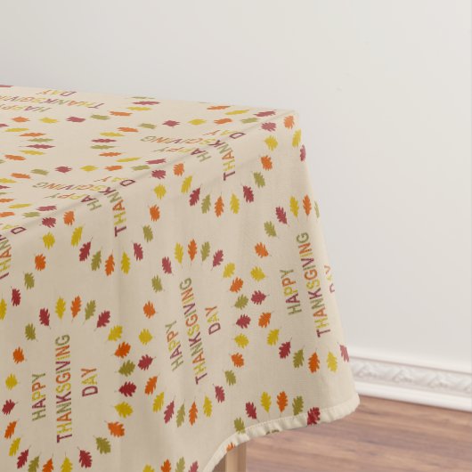 Thanksgiving Oak Leaves Pattered Tafelkleed (Voorbeeld)