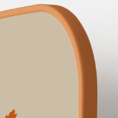 Thanksgiving Oak Leaves Pickleball Paddle (Links Detail)