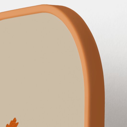 Thanksgiving Oak Leaves Pickleball Paddle (Links Detail)