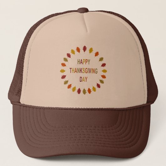Thanksgiving Oak Leaves Trucker Pet (Voorkant)