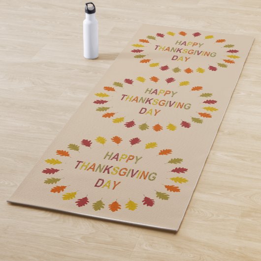Thanksgiving Oak Leaves Yogamat (In situ)