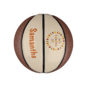 Thanksgiving Oak Verlaat aangepaste naam Basketbal (Verticaal)