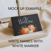 Thanksgiving of Friendsgiving Naam Plaatskaarten Plaatskaartje