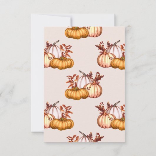 Thanksgiving of vriendinnetje kaart (Achterkant)